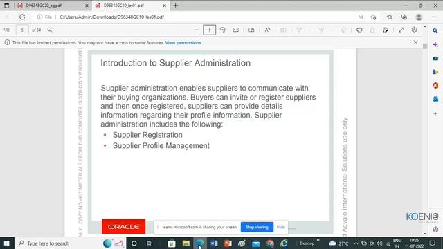 Learn R12.2 Oracle iSupplier Portal Fundamentals Ed 1 online | Koenig Solutions смотреть онлайн
