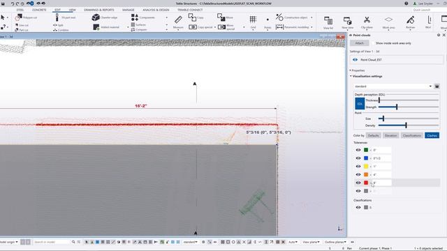 Tekla Structures 2020 - Point Cloud Visualization Settings смотреть онлайн