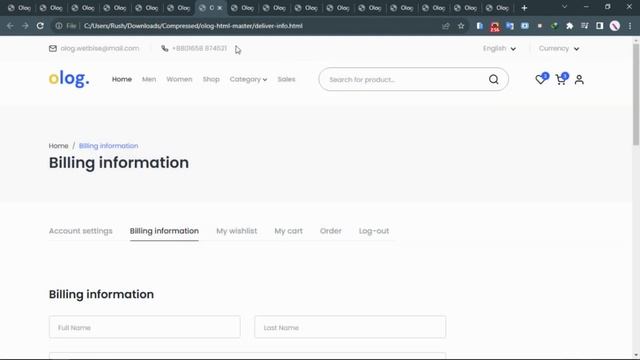 Responsive ECOMMERCE HTML CSS & JavaScript | User Friendly смотреть онлайн