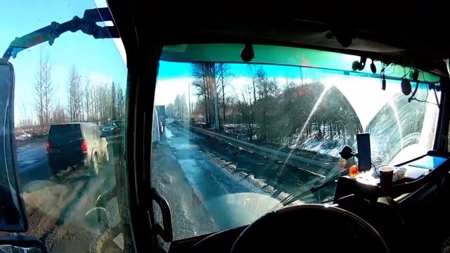 Первый штраф. Остановили ДПС. Едем в Питер.