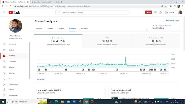 How Much Money Youtube Pay For 1000 Views in 2023 Bangla | Youtube Earning complete Detail Bengali смотреть онлайн