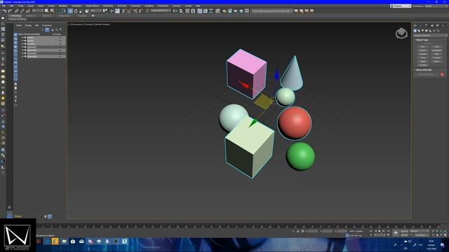 3ds max для начинающих. Первый урок. (стандартные примитивы) смотреть онлайн
