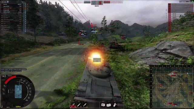 Обычный бой в AW на Т-64 смотреть онлайн
