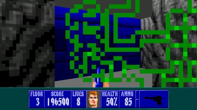 Wolfenstein 3D Spear of Destiny: Return to Danger - 03 Submarine Pens 3 - All Secrets смотреть онлайн