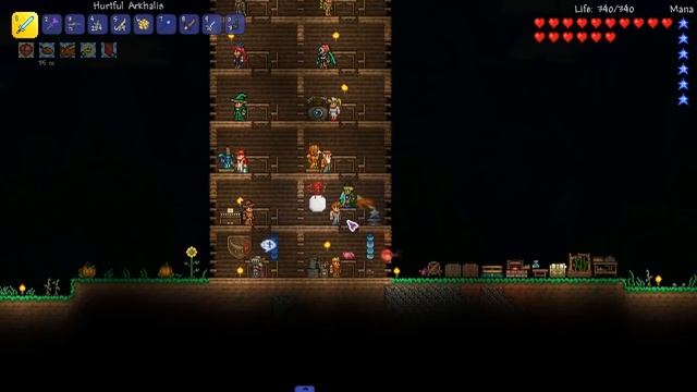 NEW ARACHNOPHOBIA SWORD! Terraria 1.3 MODDED HARDCORE Ep.6 смотреть онлайн
