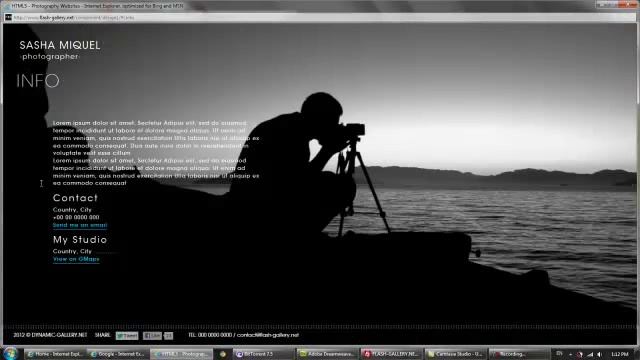 HTML5 - XML - CSS3 - jQuery Gallery Photo Template смотреть онлайн