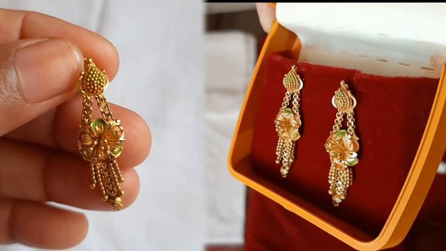 Mothers day vlog | gold earrings designs daily wear / Occasional Wear смотреть онлайн