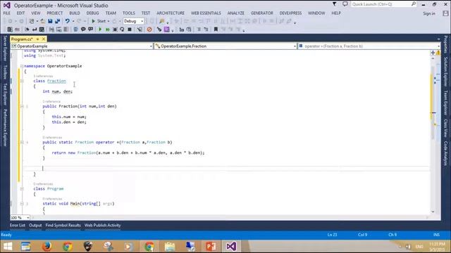 C# Tutorial - Using the operator Keyword смотреть онлайн