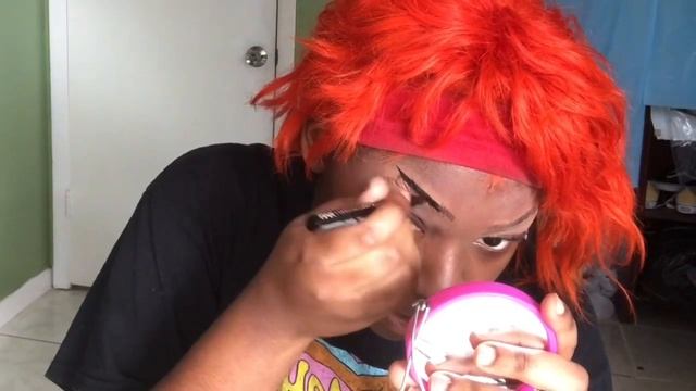 ♡ 90s grunge makeup tutorial| riotgrrrl|alternative black girl ♡ смотреть онлайн