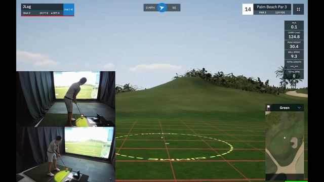 Palm Beach Par 3 on GS Pro (Back 9) смотреть онлайн