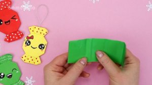 Оригами Конфета из бумаги