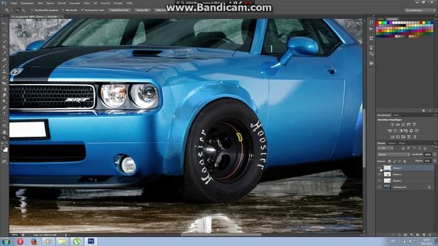 Virtual Tuning Photoshop- Dodge Callenger SRT смотреть онлайн