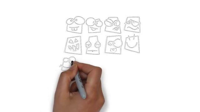 как нарисовать смайлики, how to draw smiles смотреть онлайн