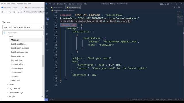 Python Automation: Send Emails In Outlook Using Python (Source Code In Description) смотреть онлайн