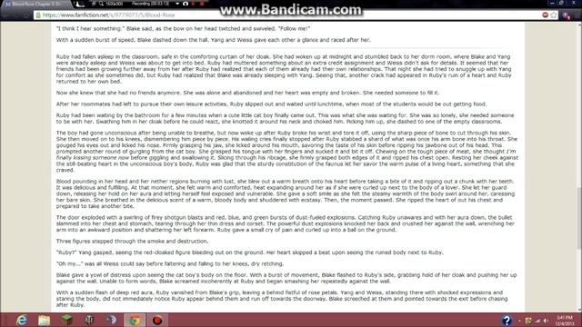 RWBY Fanfiction Blood Rose Chapters 5-6