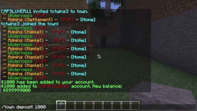 WonkCraftGames: Towny Tutorials: How to expand and make a town смотреть онлайн