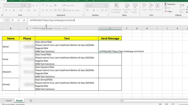 Send Whatsapp Messages From Excel | MRB Tech Solutions смотреть онлайн