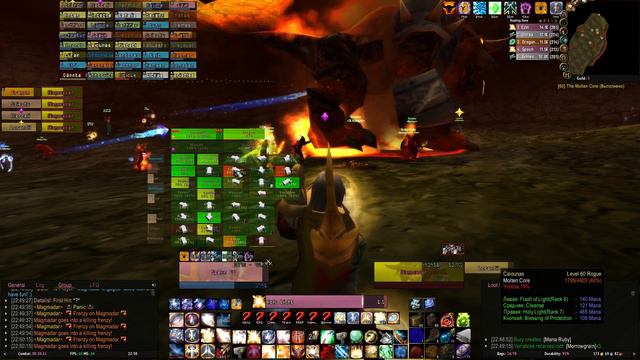 World of Warcraft Classic - Magmadar (Molten Core) смотреть онлайн