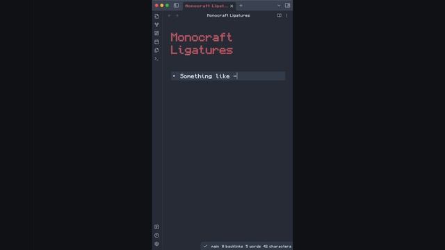 The Minecraft inspired font for programmers and writers смотреть онлайн