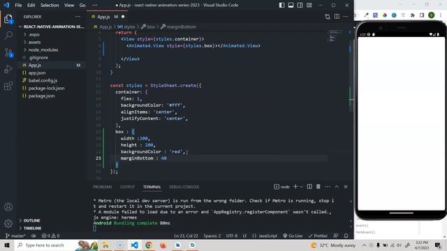 #32 - Animation Timing and Opacity - React Native Tutorial For Beginners 2023 смотреть онлайн