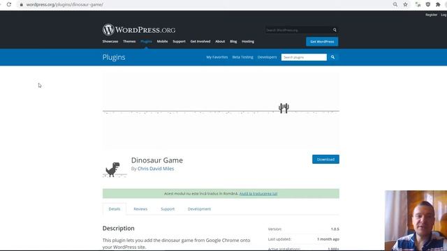 How to add Google's "Dinosaur Game" as a 404 page to your WordPress website? смотреть онлайн
