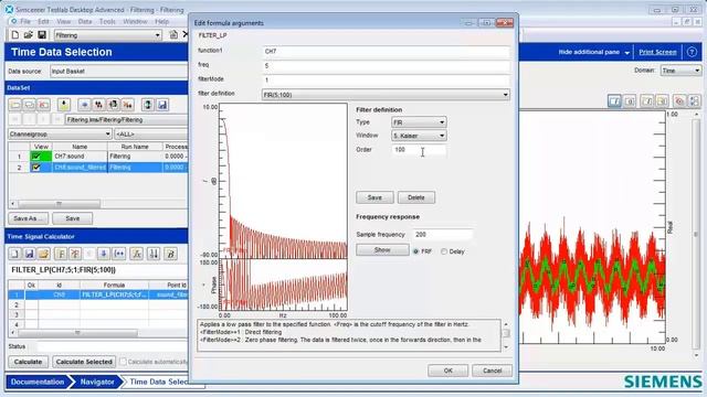 Filtering in Simcenter Testlab смотреть онлайн
