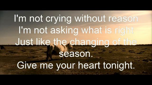 Give me your heart Tonight -by Shakin Stevens (karaoke version ) смотреть онлайн