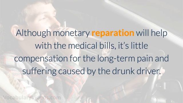 Learn English Words: REPARATION - Meaning, Vocabulary with Pictures and Examples смотреть онлайн