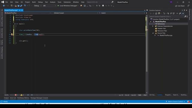 11 C++ DateTime variable смотреть онлайн