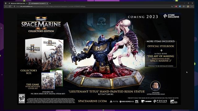 COLLECTOR'S EDITION - WARHAMMER 40,000: SPACE MARINE II смотреть онлайн
