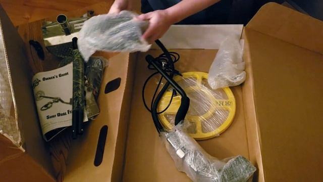 Whites Surfmaster PI Dual Field Metal Detector UNBOXING. Waterproof Pulse Induction Detector.