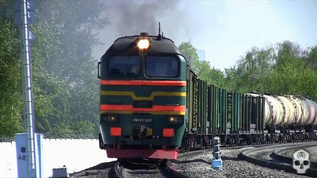 Тепловоз 2М62У-0001 / 2M62U-0001 смотреть онлайн