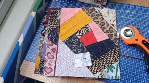 Лучший способ соединения блоков для одеяла в стиле крейзи квилт/пэчворк