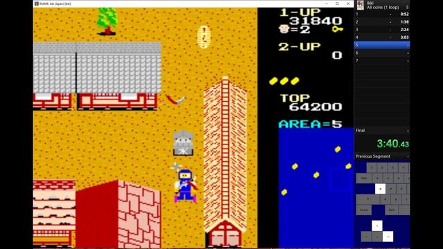 Arcade speedrun Ikki (いっき) [1985] aka Farmers Rebellion 1-8 W.R. 7:10.940 смотреть онлайн