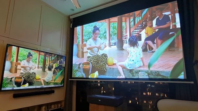 So sánh máy chiếu siêu gần 4K Hisense 75L5G với tivi LG 4K смотреть онлайн