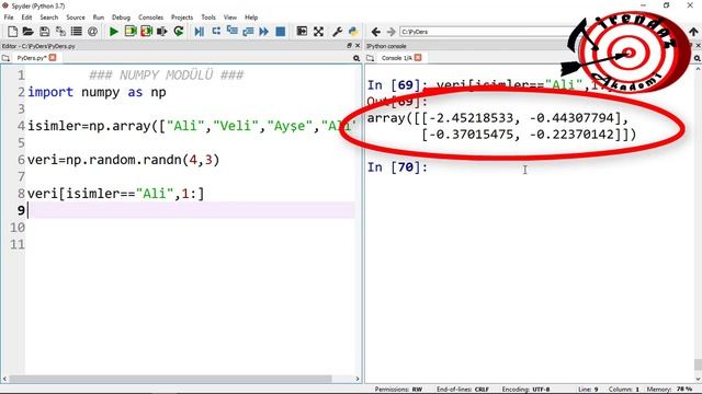 Numpy #2 | Numpy Nedir | Veri bilimi | Python Dersleri смотреть онлайн