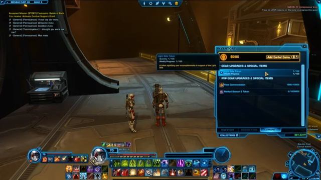 SWTOR Knights of The Eternal Throne How to get Dark V Light tokens смотреть онлайн