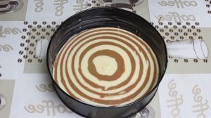 Торт Зебра на сметане | Рецепт торта к чаю