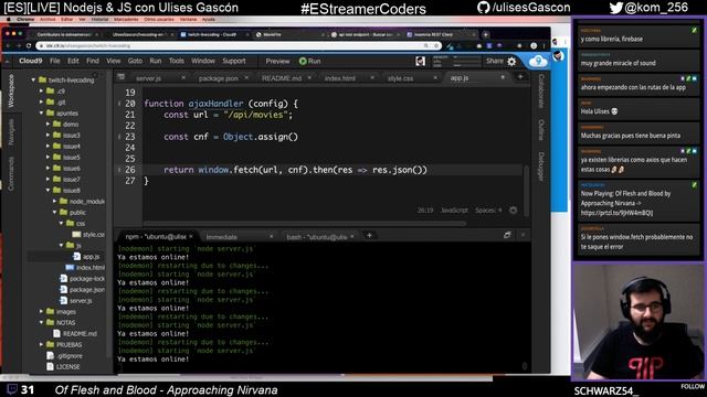 Live Coding (T1C8) | Desarrollando una APIRest con Firebase, Express y Nodejs desde cero смотреть онлайн