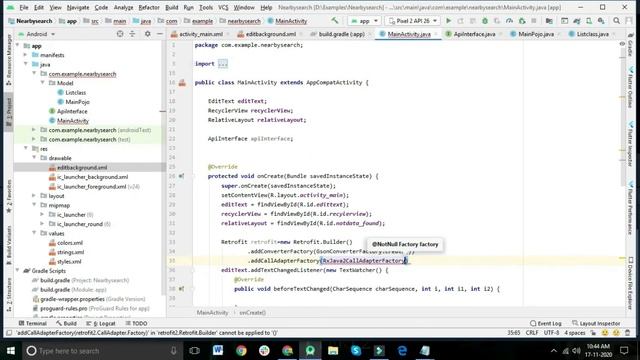 How to Search places by using google API in android studio | Game App Studio смотреть онлайн