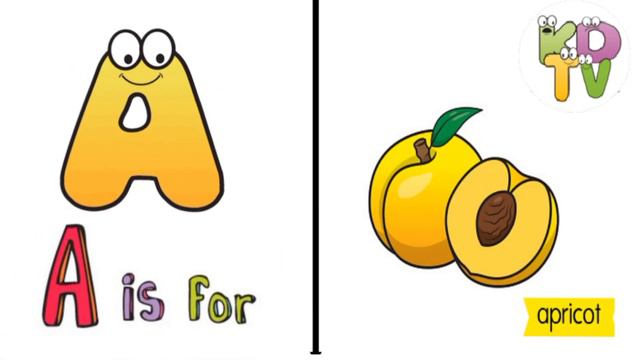 A for apple b for ball || learn 10 words with letter A || abcd || alphabet phonics song for kids смотреть онлайн