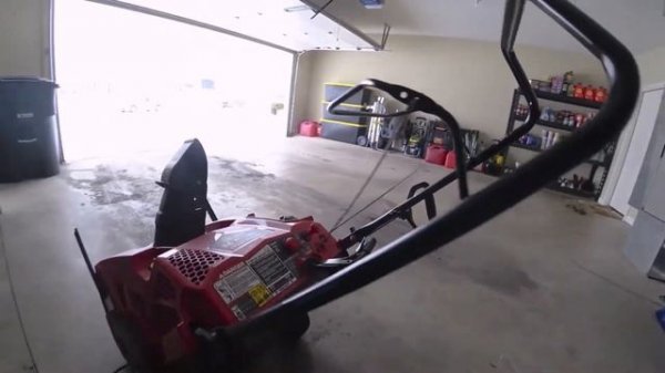 IN ACTION - Troy-Bilt Squall 21" 179 cc Single-Stage Gas Snow Blower with Electric Start