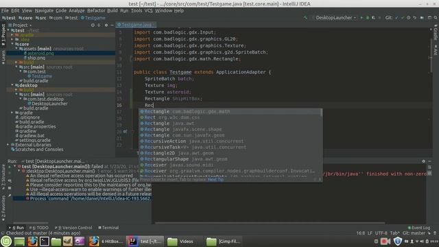 libGDX Simple hitboxes смотреть онлайн