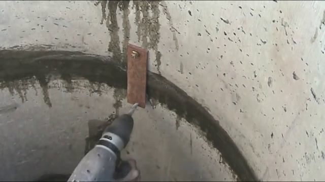 Бетонные кольца для колодцев - скрепление колец. смотреть онлайн