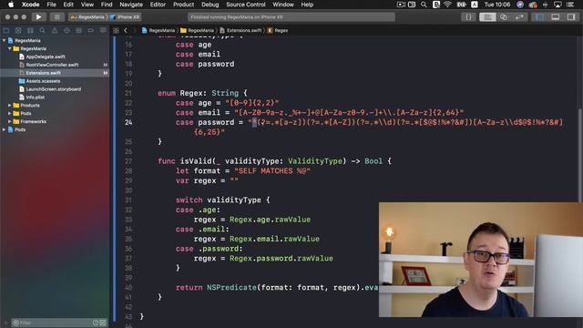 Validate Password (UITextField Tutorial) смотреть онлайн