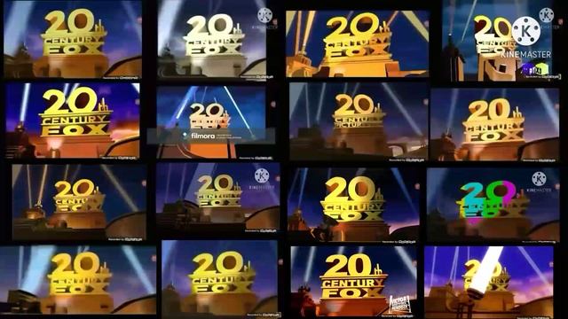 20-ый век фокс 16 заставок сразу. 20th century fox 16 screensavers at once. смотреть онлайн