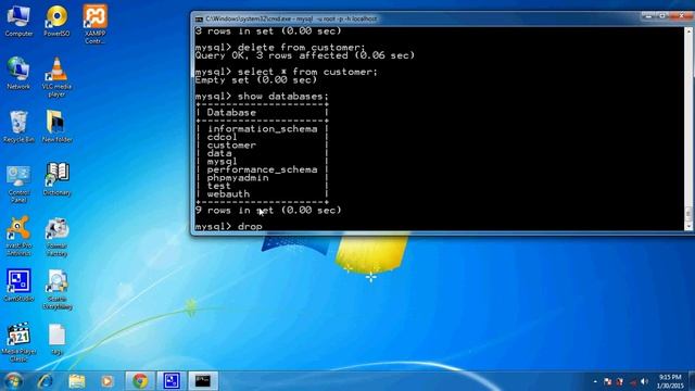 Mysql Tutorial For Beginners Part 10 A How To Delete Mysql Database Hindi english смотреть онлайн