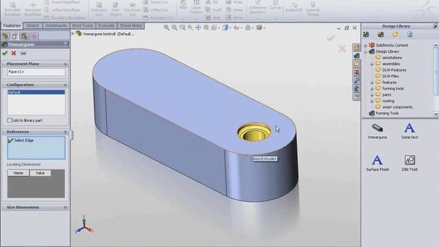 SolidWorks Design Library - Библиотека проектирования смотреть онлайн