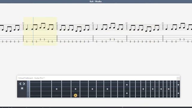 Kult Wodka BASS GUITAR TAB смотреть онлайн