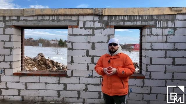 Строительство дома 70 м2 из газобетона в Ижевске в коттеджном поселке Берри Хилс смотреть онлайн